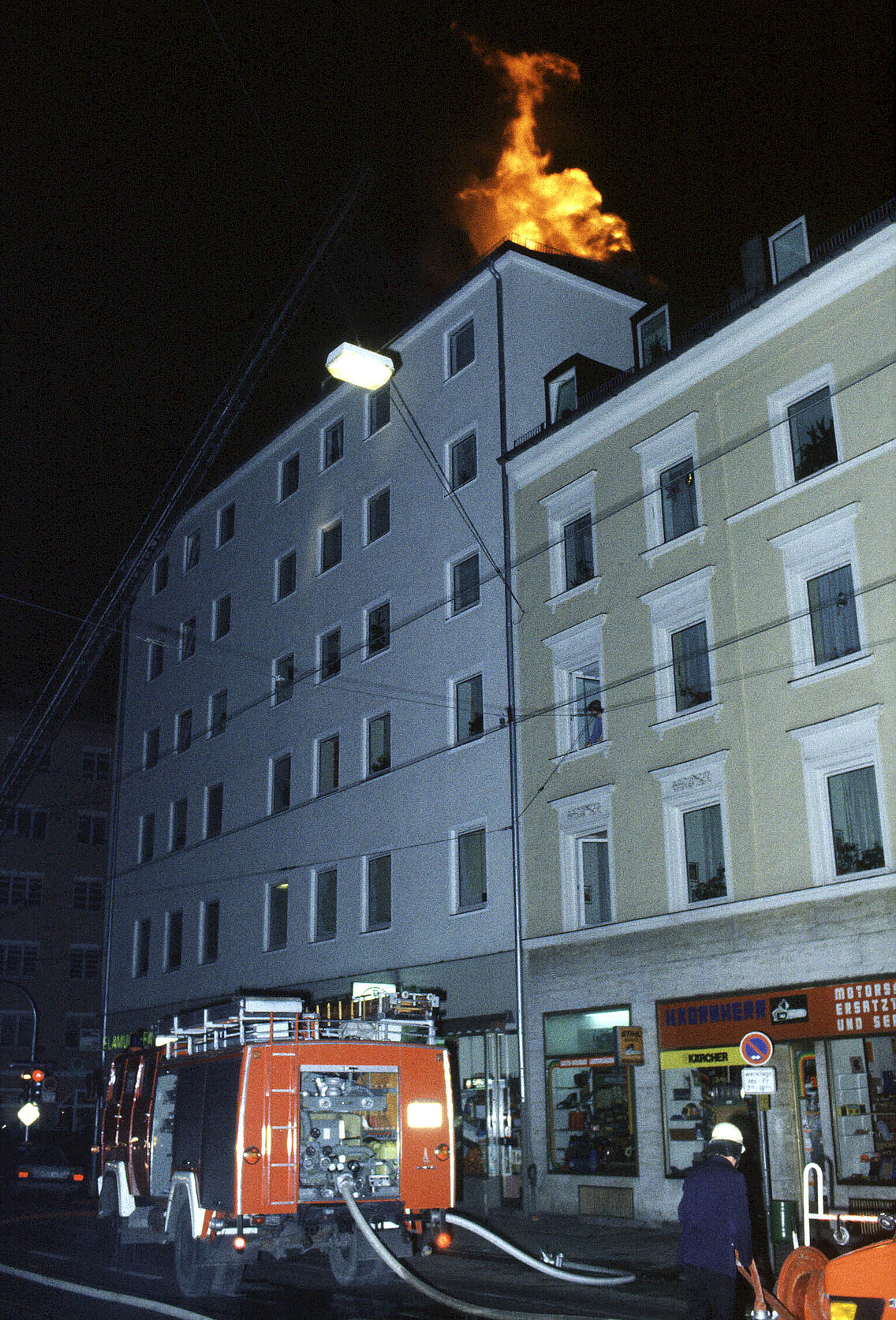 Der Dachstuhlbrand in der Bayerstraße