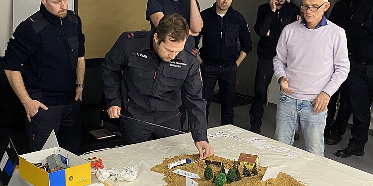 Planübung zur Waldbrand-Fortbildung
