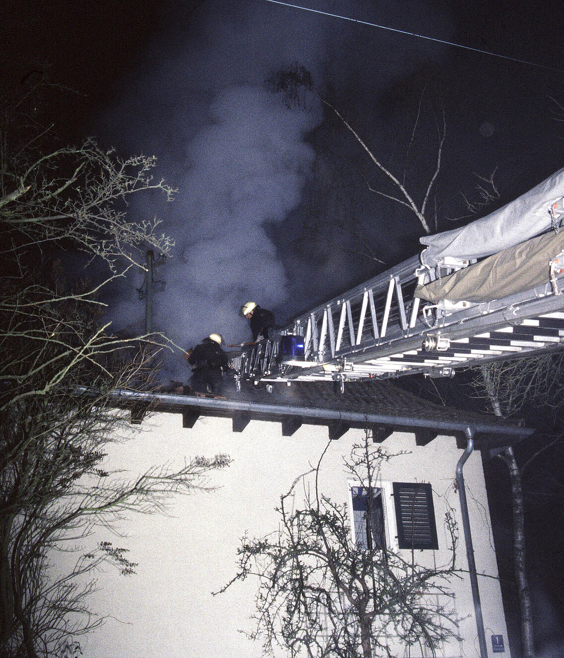 Dachstuhlbrand in der Michelspeckstraße
