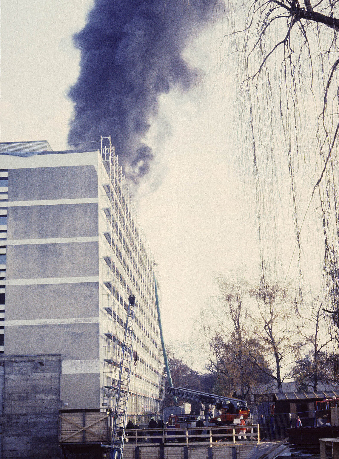 Der Dachstuhlbrand im Klinikum Schwabing