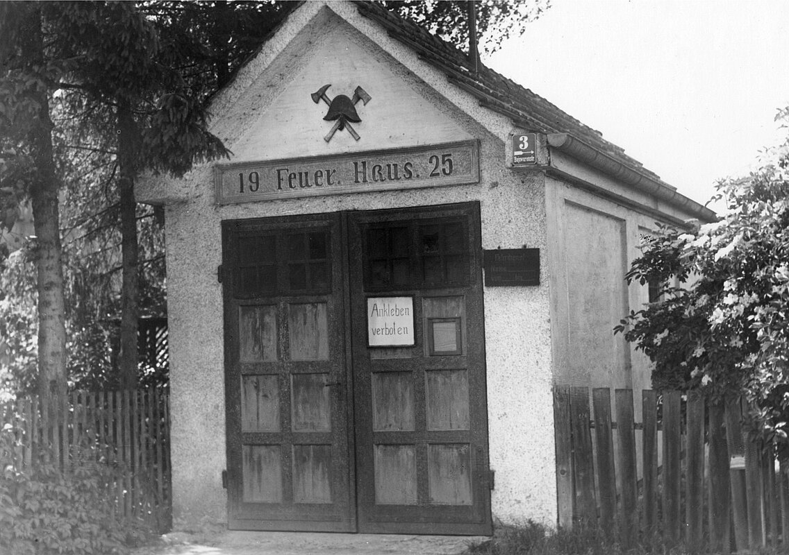 Das erste Feuerhaus der Freiwilligen Feuerwehr Michaeliburg