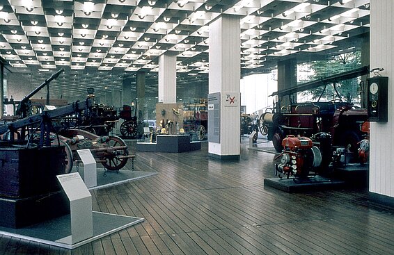 Blick in den Pavillon des Deutschen Museums